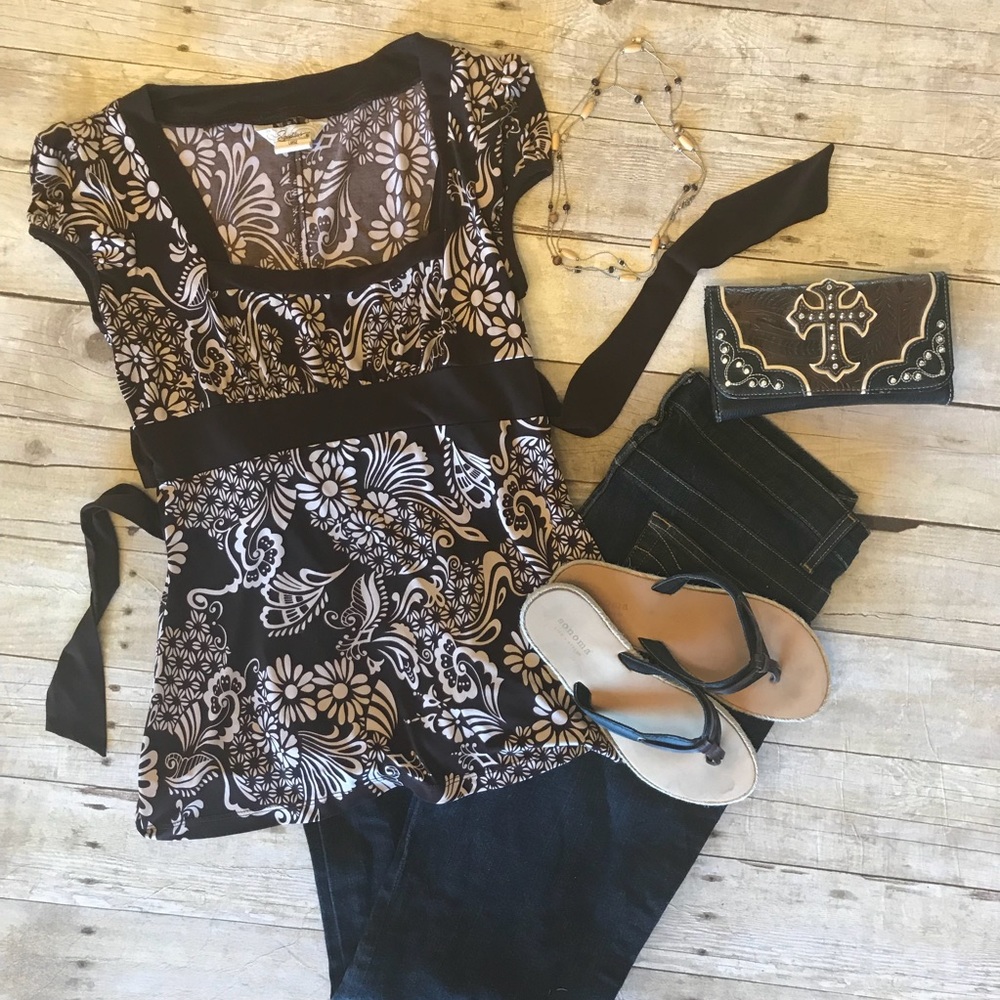 •Speechless• blouse with tie